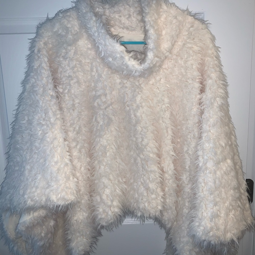 Express brand soft lush poncho